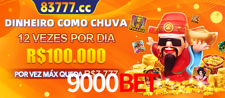 Banner do programa de recompensas Recomende para amigos do 9000bet, detalhando os bônus por convidar amigos, com prêmios que chegam a R$288.888.